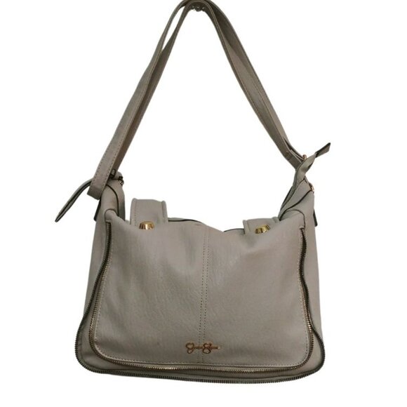 JESSICA SIMPSON GRAY SHOULDER HANDBAG - Picture 3 of 7